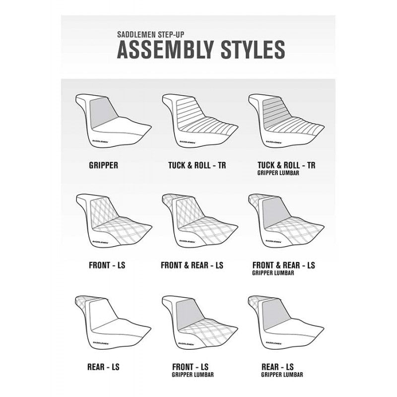 Saddlemen x LSS Custom Seat - SEAT - Lucky Speed Shop - Lucky Speed Shop