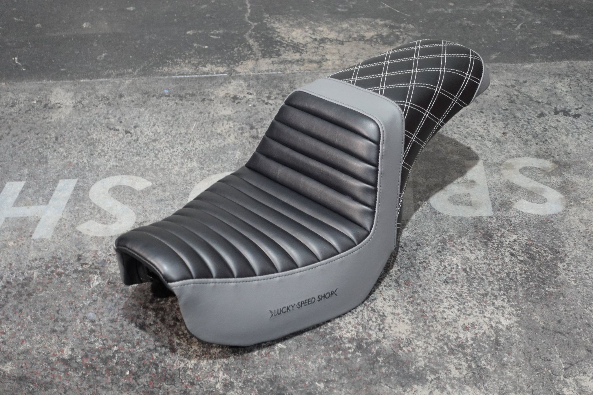 Saddlemen x LSS Custom Seat - SEAT - Lucky Speed Shop - Lucky Speed Shop