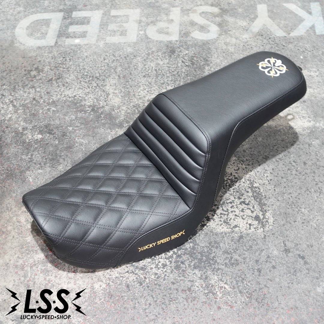 Saddlemen x LSS Custom Seat - SEAT - Lucky Speed Shop - Lucky Speed Shop