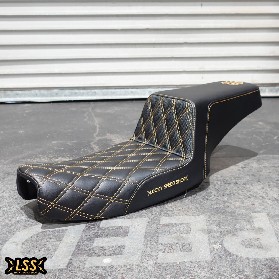 Saddlemen x LSS Custom Seat - SEAT - Lucky Speed Shop - Lucky Speed Shop