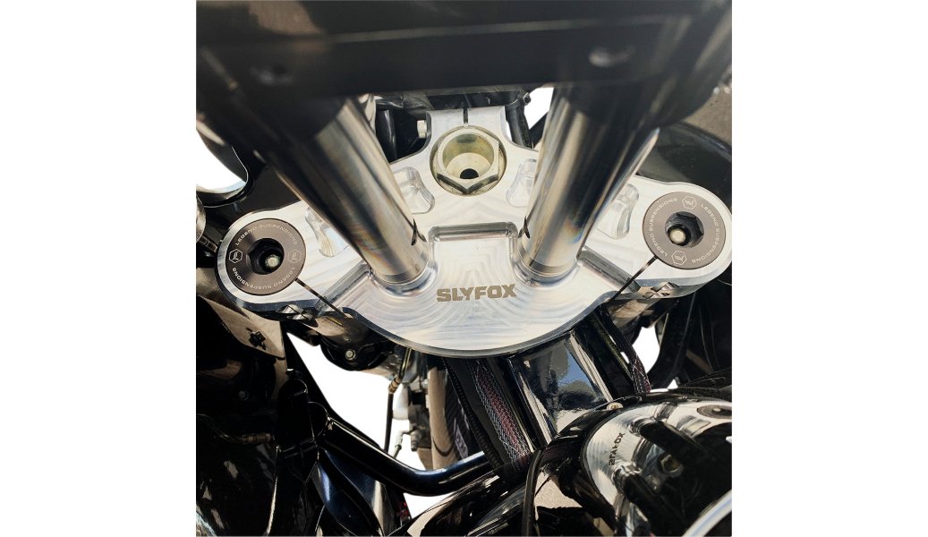 Slyfox 49 mm Upper Triple Clamps - Front Suspension - Slyfox - Lucky Speed Shop