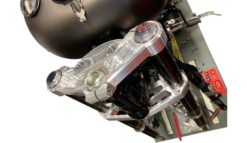 Slyfox Custom 49 mm Triple Tree - Front Suspension - Slyfox - Lucky Speed Shop