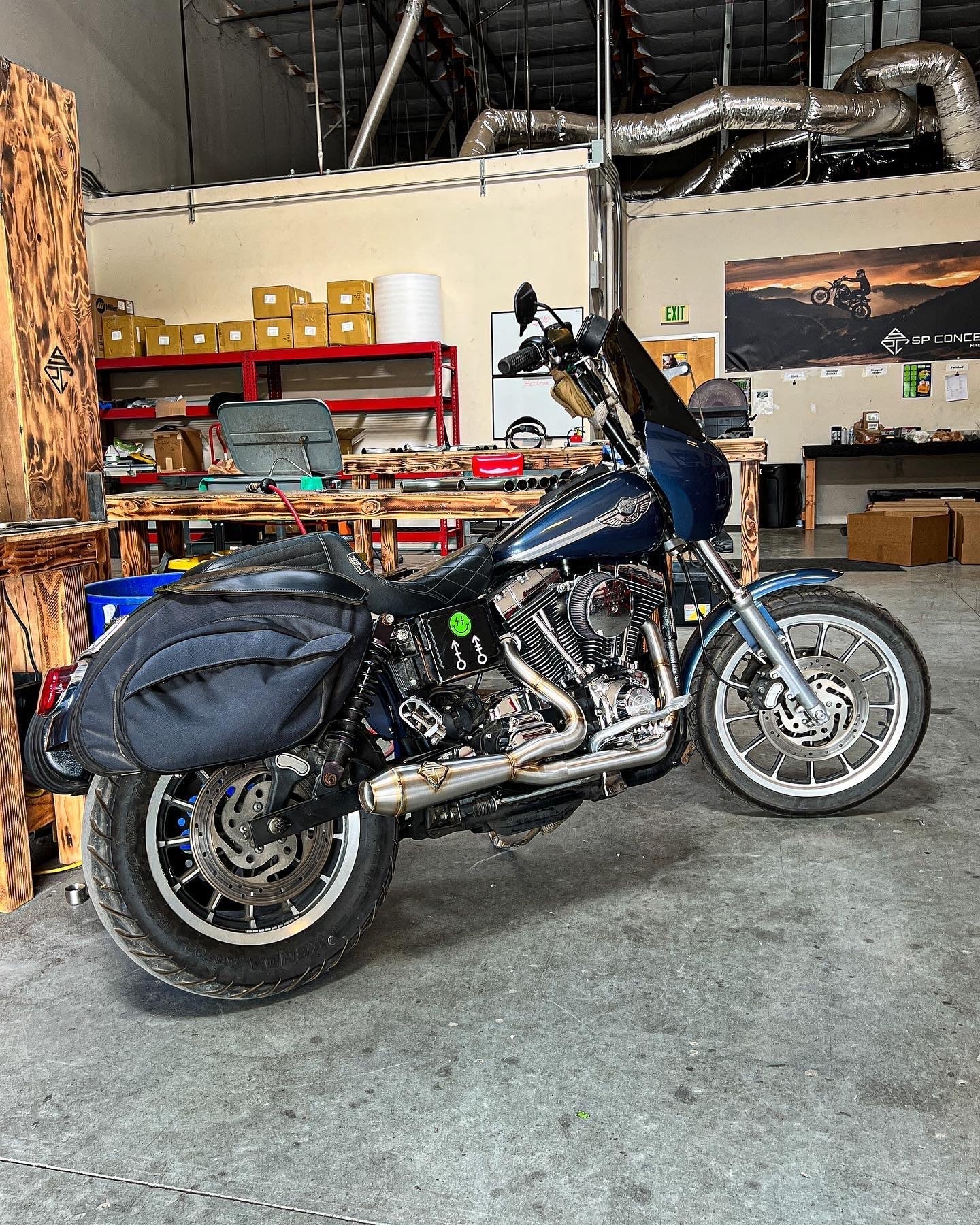 SP Concepts 1999-2005 Dyna Lane Splitter Exhaust - EXHAUST - SP Concepts - Lucky Speed Shop