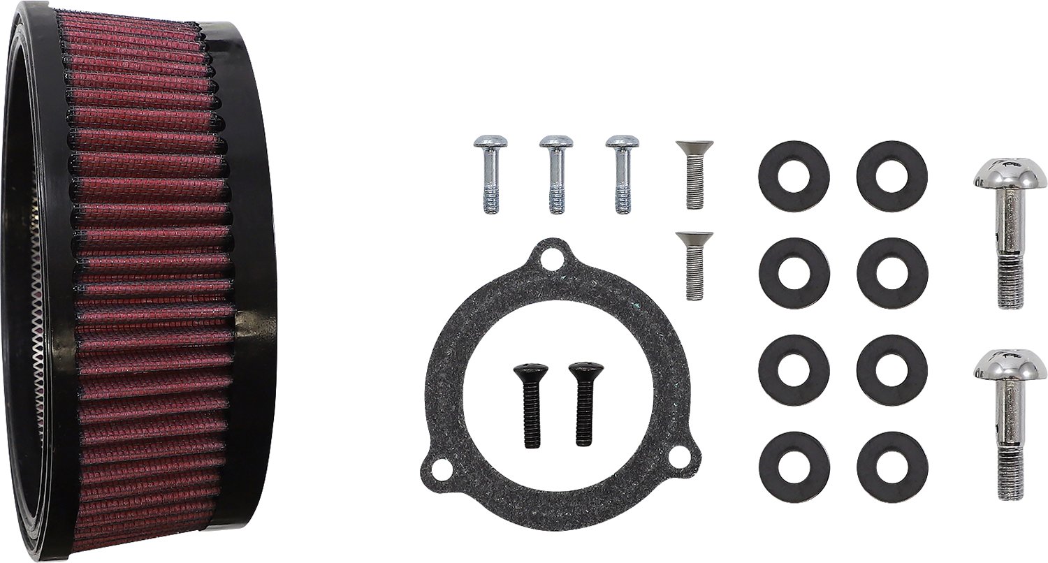 S&S CYCLE Air Stinger Stealth Air Cleaner Kit - Black 170-0720A - Lucky Speed Shop