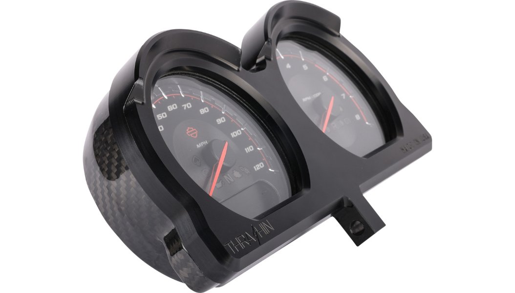 Thrashin Gauge Relocation For Touring Models - Gauge Relocation - Thrashin Supply - Lucky Speed Shop