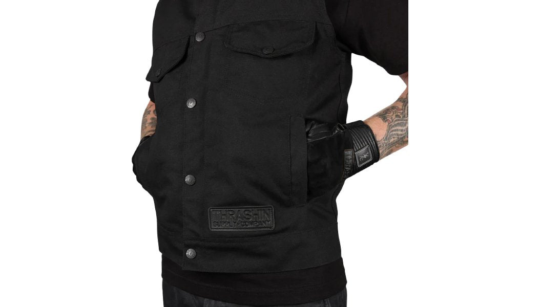 Thrashin Supply Co. Night Rider Vest - Thrashin Supply - Lucky Speed Shop