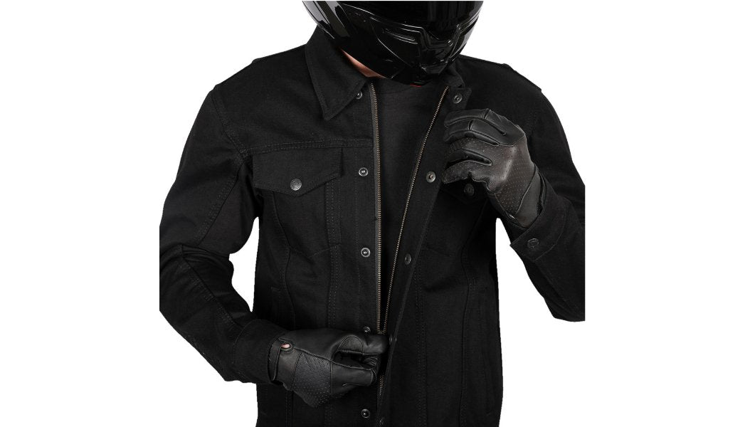 Thrashin Supply Highway v2 Denim Riding Jacket - Lucky Speed Shop