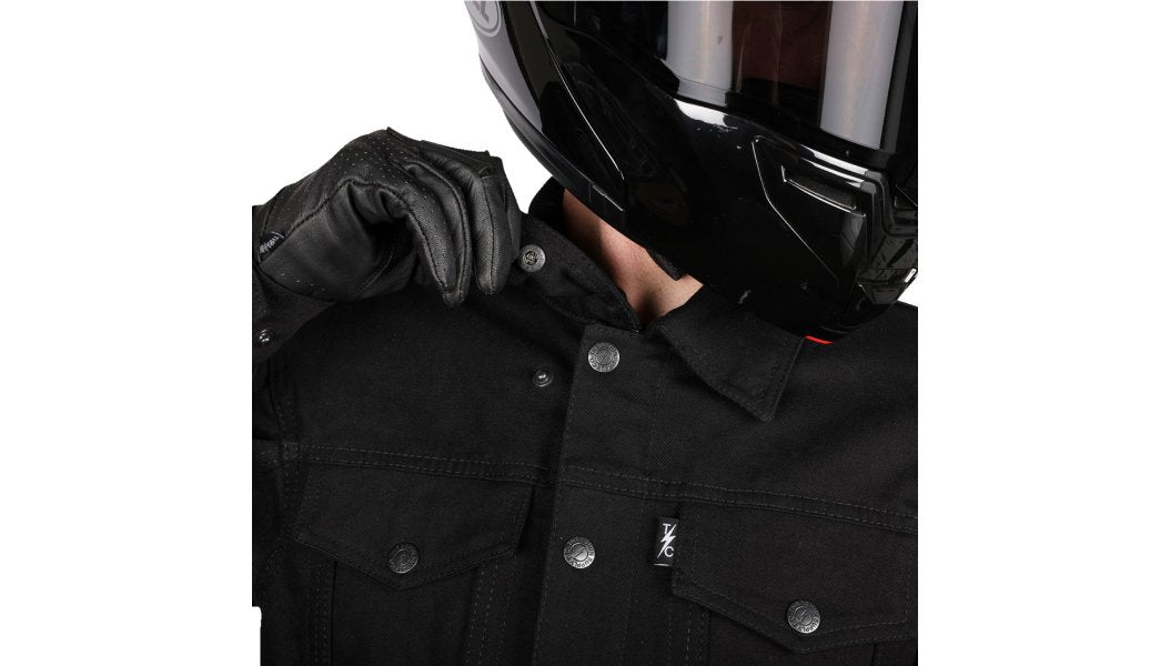 Thrashin Supply Highway v2 Denim Riding Jacket - Lucky Speed Shop