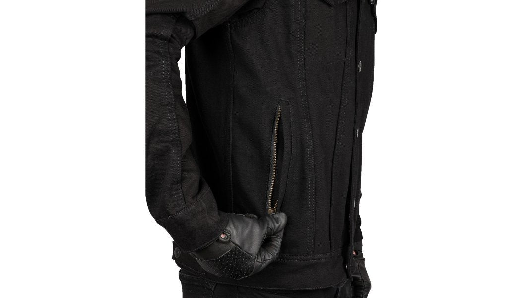 Thrashin Supply Highway v2 Denim Riding Jacket - Lucky Speed Shop