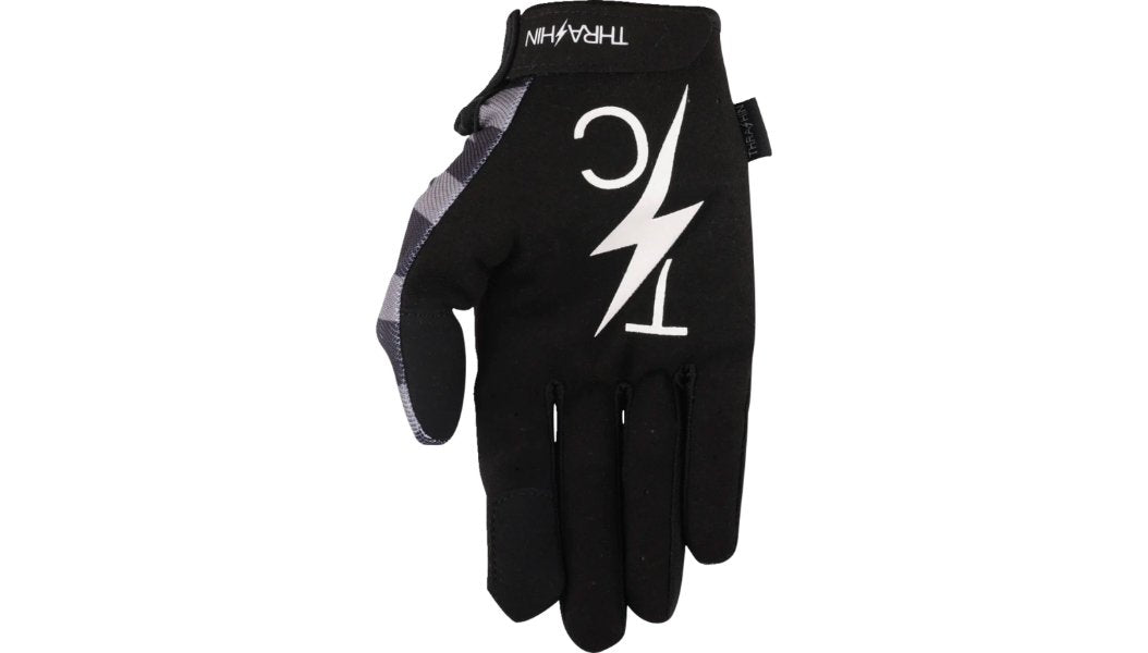 Thrashin Supply Stars & Bolts Stealth Gloves - Lucky Speed Shop