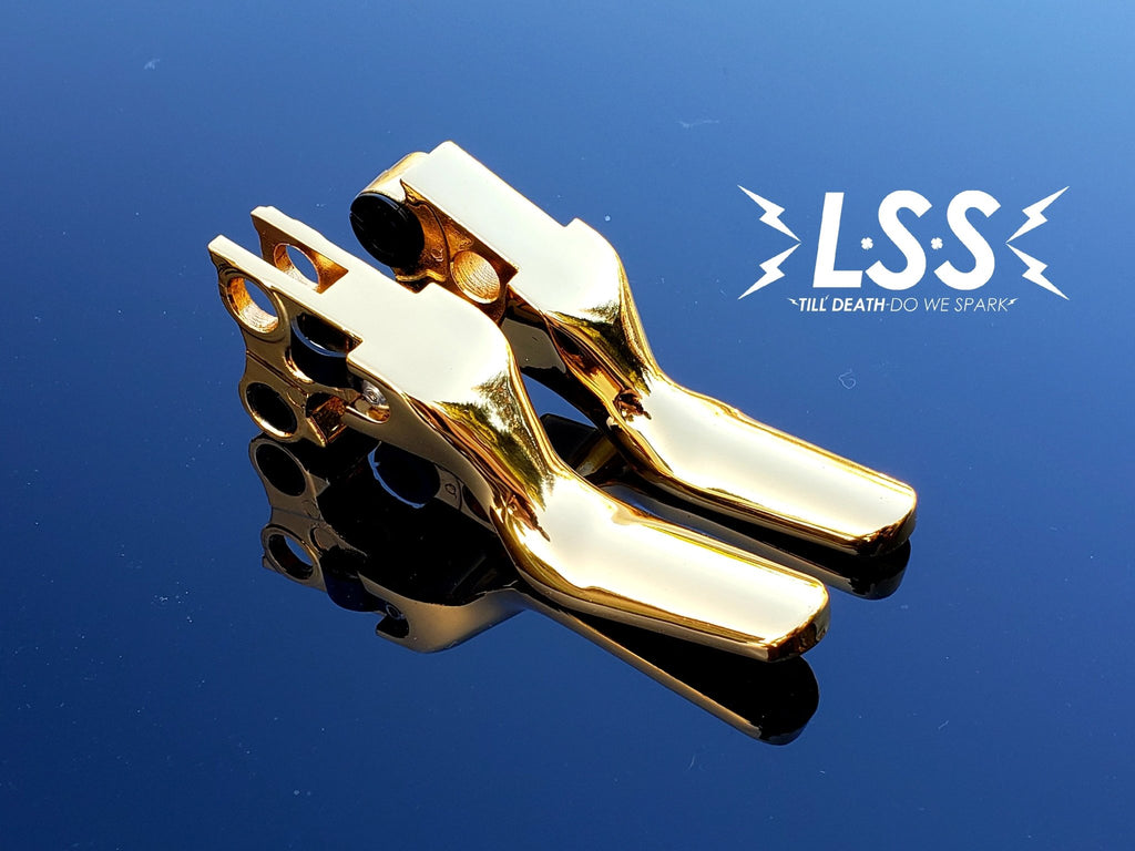 24k Lever Set SOFTAIL (LIMITED SUPPLY) - Motorcycle Parts - Lucky Speed Shop - Lucky Speed Shop