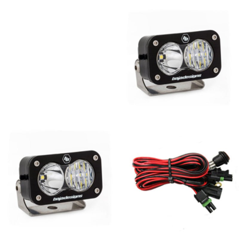 Baja Designs S2 Pro Series LED Light Pods Driving Combo Pattern - Pair - Lucky Speed Shop