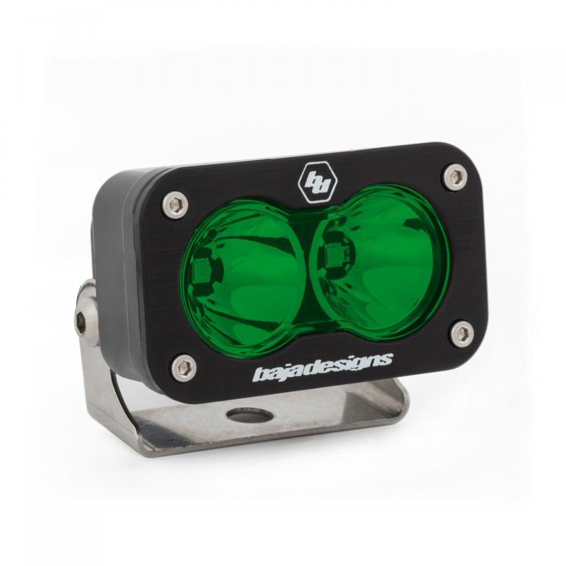 Baja Designs S2 Sport Spot Pattern LED Work Light - Green - Lucky Speed Shop