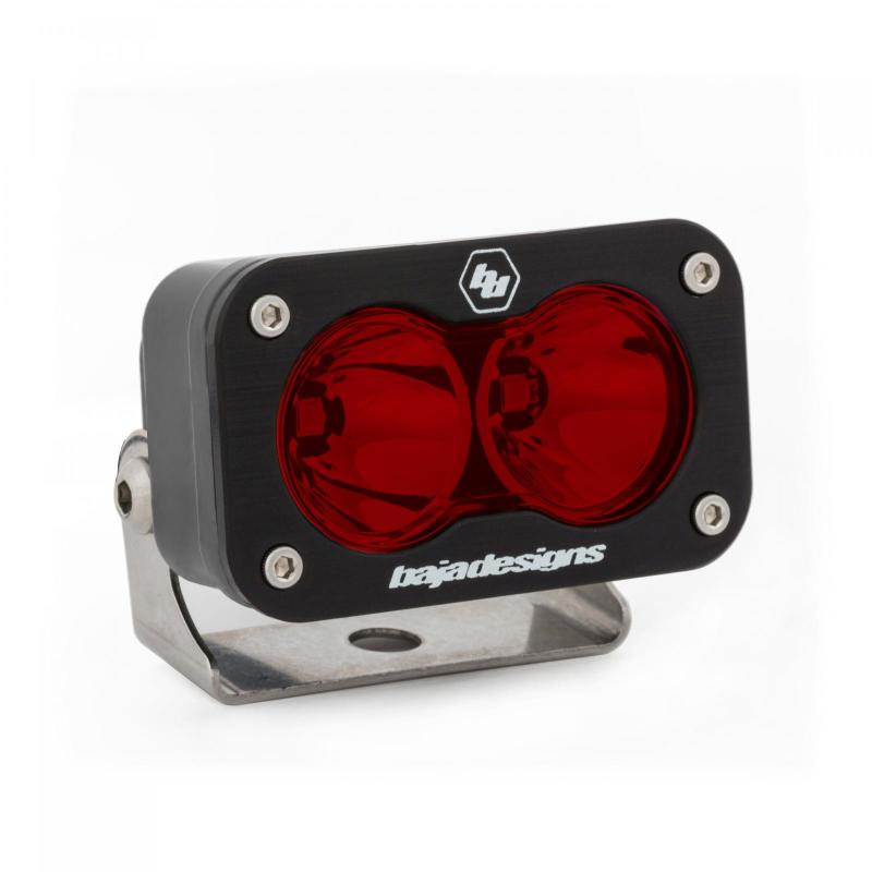 Baja Designs S2 Sport Spot Pattern LED Work Light - Red - Lucky Speed Shop
