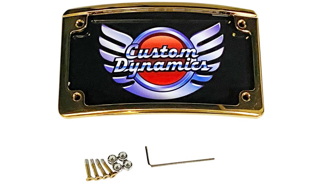 Custom Dynamics LED License Plate Frame - Drag Specialties - Lucky Speed Shop