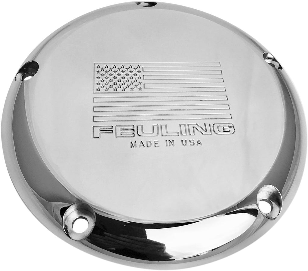 FEULING OIL PUMP CORP. American Derby Cover - Polished 9151 - Lucky Speed Shop
