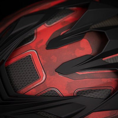 ICON Airflite™ Blockchain Red - FULL FACE HELMETS - Icon - Lucky Speed Shop