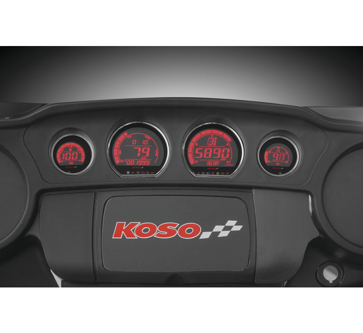 KOSO HD-03 SERIES GAUGE KIT (14-20 TOURING) - DASH - Drag Specialties - Lucky Speed Shop