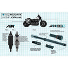 Legend Suspension AXEO43 Inverted High-Performance Front Suspension System for M8 Softail - Front Suspension - Legend Suspension - Lucky Speed Shop