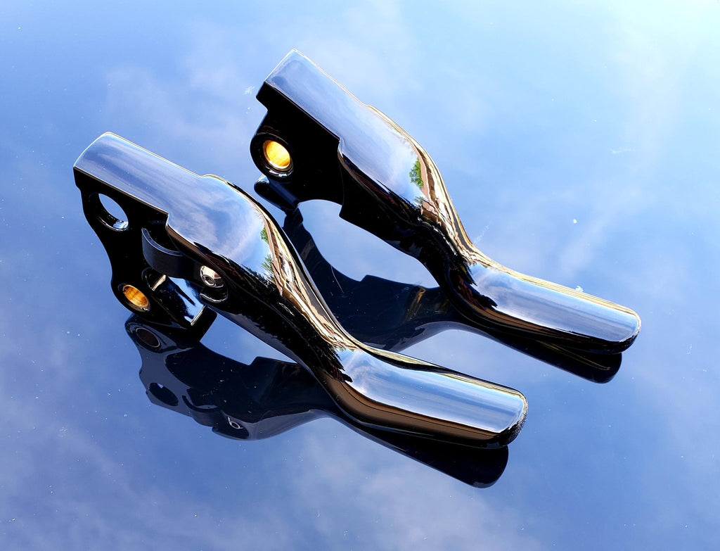 Lucky Speed 14-UP SPORTSTER Shorty Levers - Shorty Levers - Lucky Speed Shop - Lucky Speed Shop