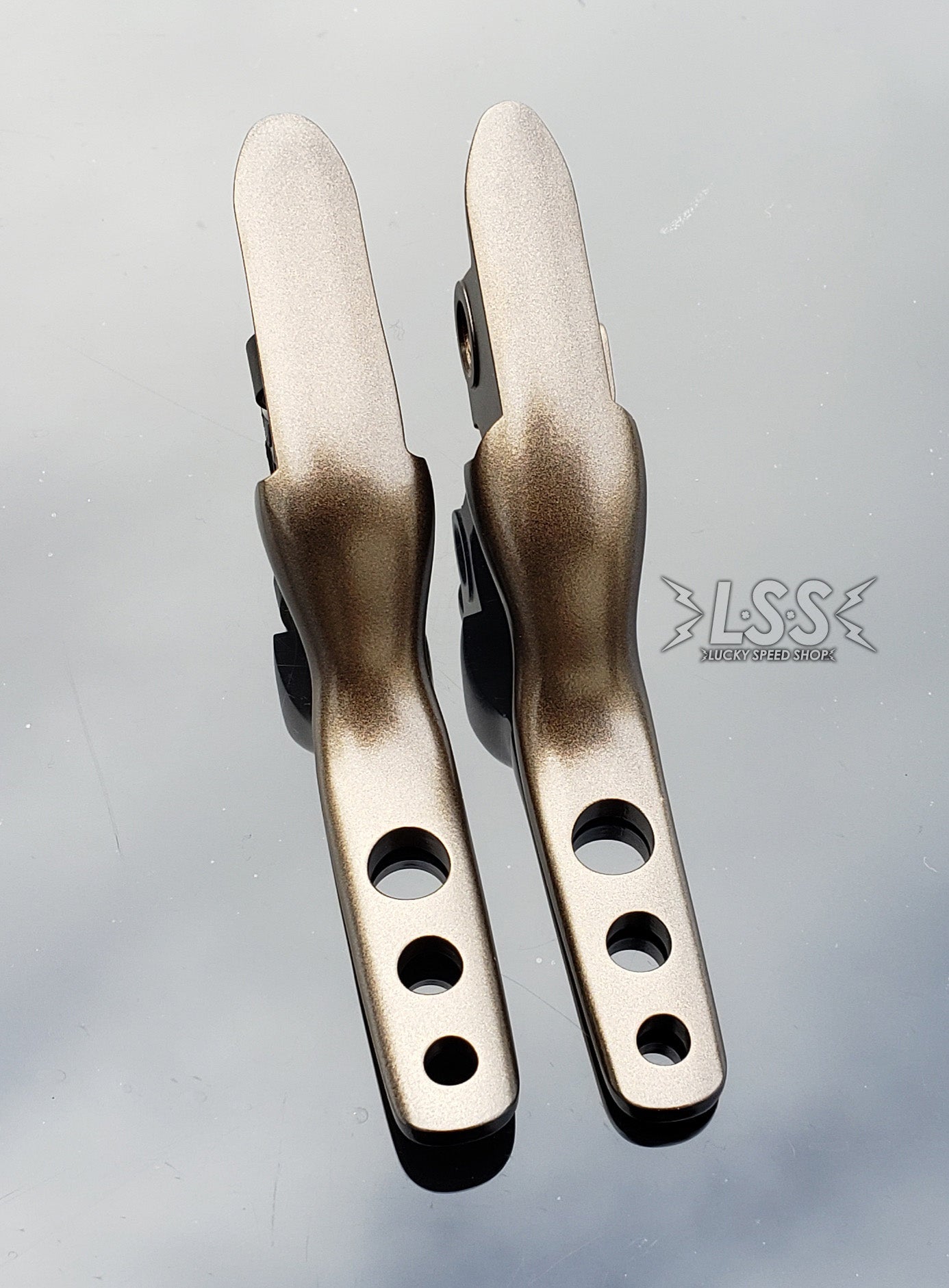 Lucky Speed 15up Softail 6blocc Shorty Levers - Shorty Levers - Lucky Speed Shop - Lucky Speed Shop