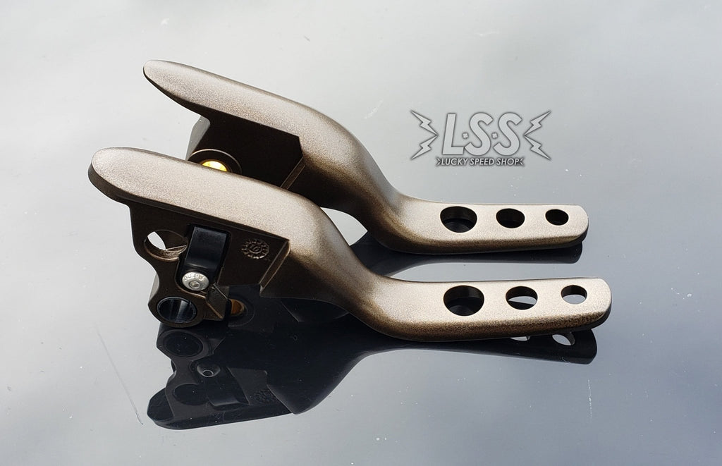 Lucky Speed 15up Softail 6blocc Shorty Levers - Shorty Levers - Lucky Speed Shop - Lucky Speed Shop