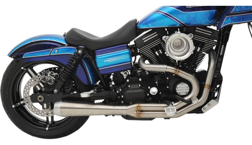 Road Rage Type III 2:1 Exhaust System Dyna - Drag Specialties - Lucky Speed Shop