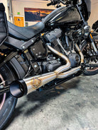 SP Concepts 2018-Present M8 Softail Cutback Exhaust - EXHAUST - SP Concepts - Lucky Speed Shop