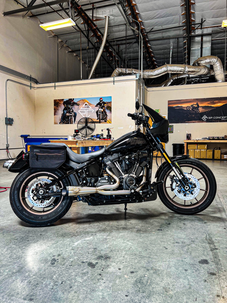 SP Concepts 2018-Present M8 Softail Cutback Exhaust - EXHAUST - SP Concepts - Lucky Speed Shop