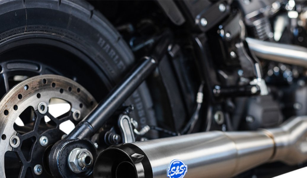 S&S Cycle SuperStreet 2:1 50 State Exhaust System - Stainless Steel - EXHAUST - Drag Specialties - Lucky Speed Shop