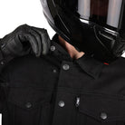 THRASHIN SUPPLY CO. Highway v2 Denim Riding Jacket - Black - Medium TMJ-10-09 - Lucky Speed Shop